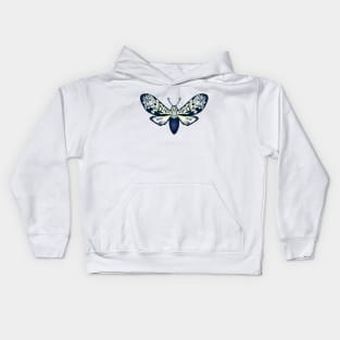 Giant Leopard Moth Sketch Artwork Kids Hoodie